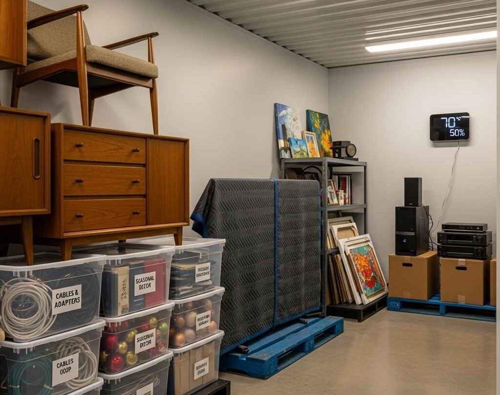 Climate-controlled storage units in Saint John for electronics and sensitive items
