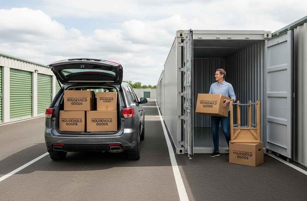 Easy drive-up move-in at container storage units in Saint John, NB