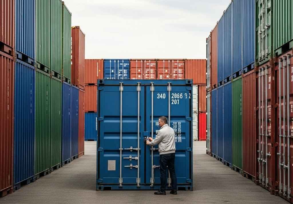 Container storage units in Saint John with drive-up access and clear monthly pricing