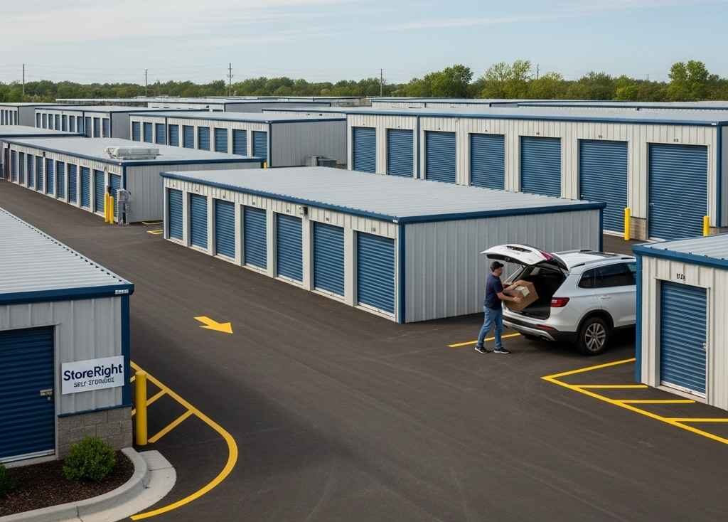 Drive-up outdoor storage facility in Saint John offering simple and reliable storage