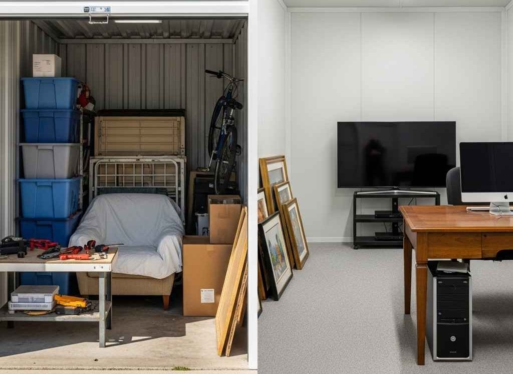 Comparison of outdoor and climate-controlled storage units in Saint John