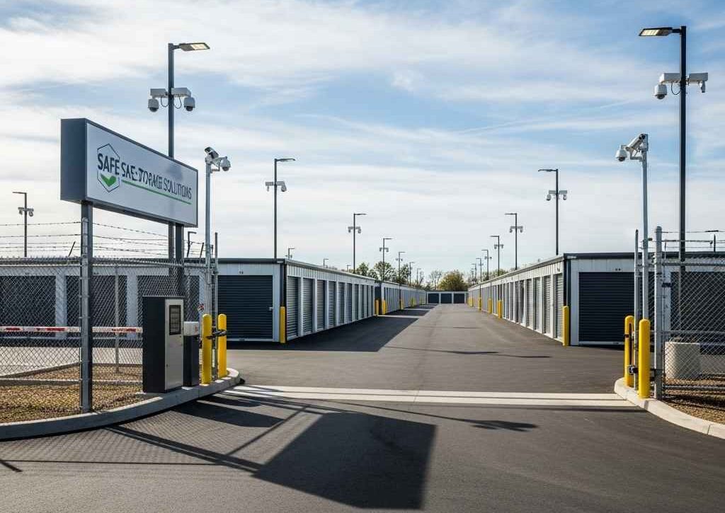 Secure outdoor storage units in Saint John with gated access and surveillance